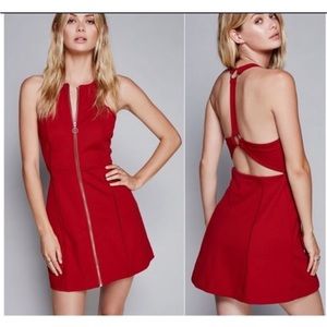 Free People Red Sleeveless Dress
